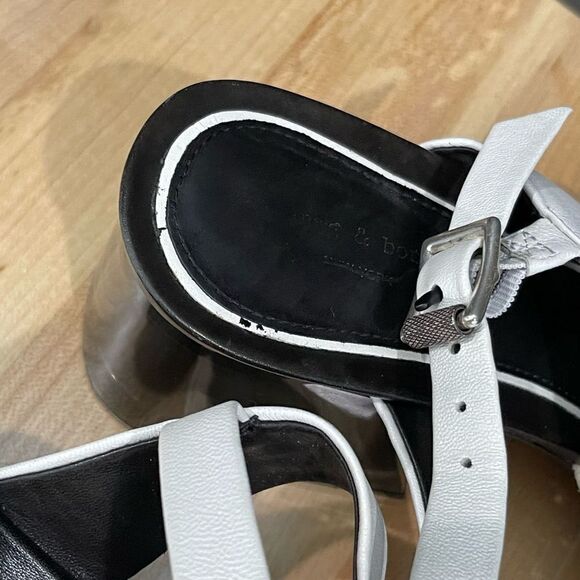 Rag & Bone REESE 3 Strap Block Heel Sandals. Size 11. - Picture 11 of 14